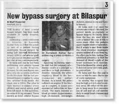 New Bypass Surgery at Bilaspur