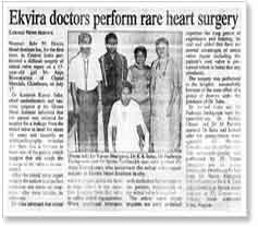 Ekvira Doctors Perform Rare Heart Surgery 